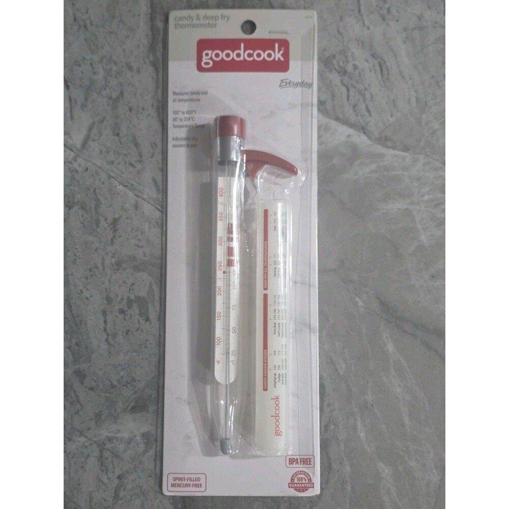 GoodCook Everyday Candy & Deep Fry Thermometer Glass - Model 25115
